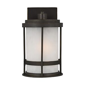 Generation Lighting Wilburn Outdoor Wall Light in Antique Bronze