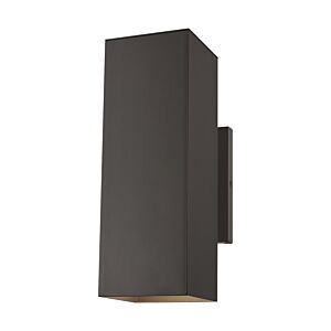 Visual Comfort Studio Pohl 2-Light Outdoor Wall Light in Bronze