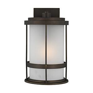 Generation Lighting Wilburn Outdoor Wall Light in Antique Bronze