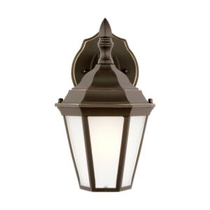 Bakersville  Outdoor Wall Lantern in Antique Bronze by Generation Lighting.