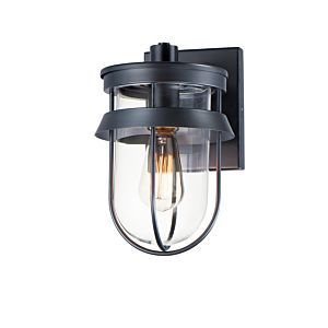  Breakwater Outdoor Wall Light in Black