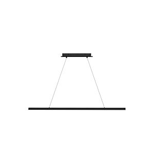 Dessau LED Suspension in Nightshade Black by Visual Comfort Modern