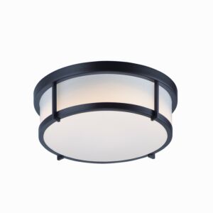 Rogue LED 1-Light LED Flush Mount in Black