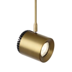 Burk LED Head in Aged Brass by Visual Comfort Modern