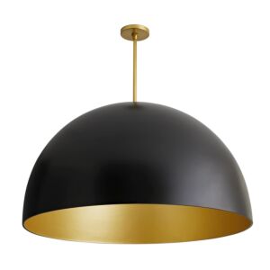 Pascal One Light Pendant in Black by Arteriors