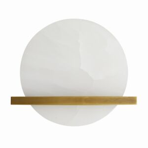 Savion One Light Wall Sconce in White by Arteriors