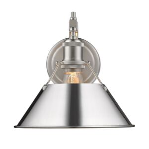 Orwell PW 1-Light Wall Sconce in Pewter