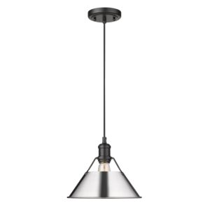 Orwell BLK 1-Light Pendant in Matte Black