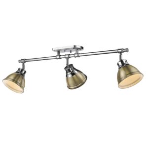 Duncan  Semi Flush Mount in Chrome by Golden Lighting