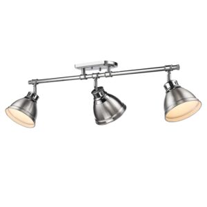 Duncan  Semi Flush Mount in Chrome by Golden Lighting