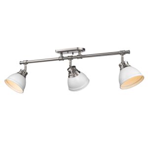 Duncan  Semi Flush Mount in Pewter by Golden Lighting