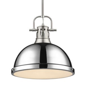 Duncan  Pendant in Pewter by Golden Lighting