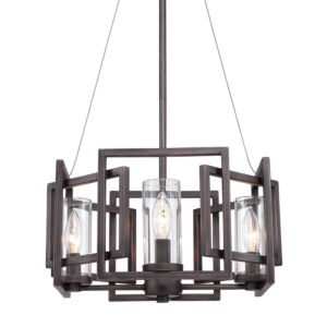 Marco 4-Light Pendant in Gunmetal Bronze