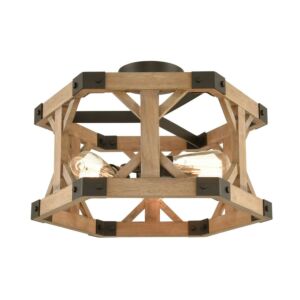 Structure  Semi Flush Mount in Oil Rubbed Bronze by ELK Home