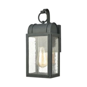 Heritage Hills  Outdoor Wall Sconce in Aged Zinc by ELK Home