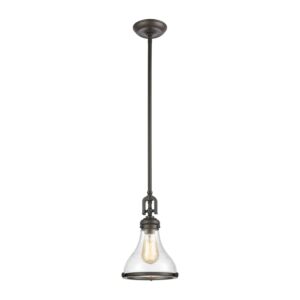 Rutherford 1-Light Mini Pendant in Oil Rubbed Bronze