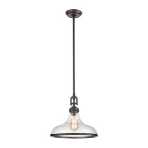 Rutherford 1-Light Pendant in Oil Rubbed Bronze