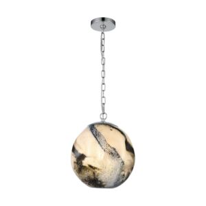 Blue Planetary  Pendant in Chrome by ELK Home