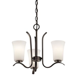 Armida 3-Light LED Mini Chandelier in Olde Bronze