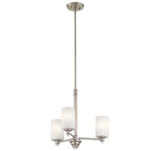 Joelson LED Mini Chandelier in Brushed Nickel by Kichler