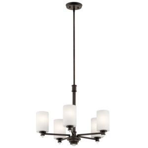 Joelson 5-Light LED Chandelier in Olde Bronze