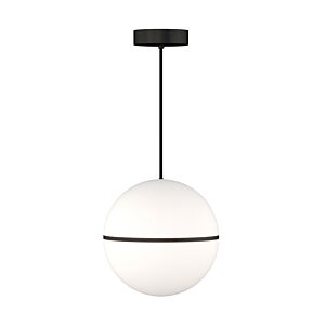 Hanea 1-Light LED Pendant in Nightshade Black