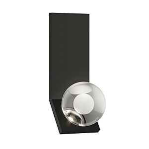 Mina 1-Light LED Wall Sconce in Nightshade Black