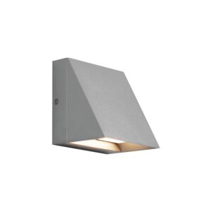 Pitch 1-Light LED Outdoor Wall Mount in Silver