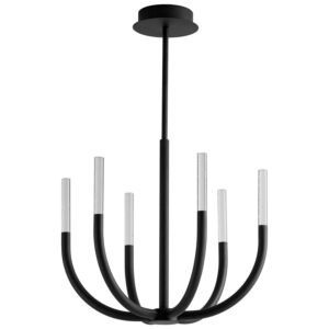 Prestoi LED Ceiling Mount in Black by Oxygen Lighting