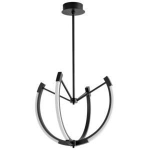 Utopia LED Ceiling Mount in Black by Oxygen Lighting