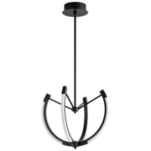 Utopia LED Ceiling Mount in Black by Oxygen Lighting