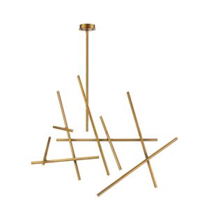 Eurofase Crossroads 18-Light Chandelier in Brass