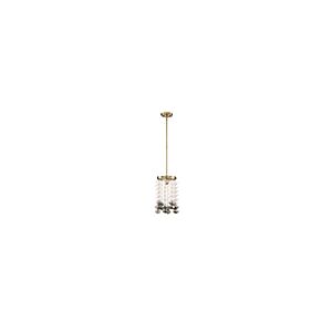 Villa Rose 1-Light Mini Pendant in Brushed Gold