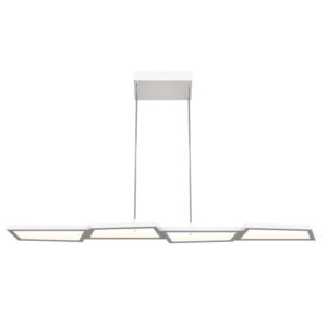 Geo LED Pendant in White by Dals