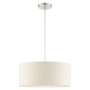 Blossom 3-Light Pendant in Brushed Nickel