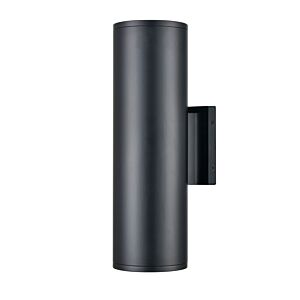 Vegas Two Light Outdoor Wall Sconce in Matte Black by Millennium