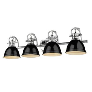 Duncan CH 4-Light Bathroom Vanity Light in Chrome