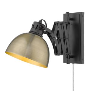 Hawthorn BLK 1-Light Wall Sconce in Matte Black