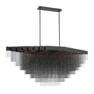 Eurofase Bloomfield 28-Light Chandelier in Black