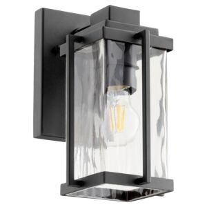 Domus 1-Light Wall Mount in Textured Black