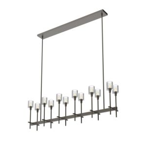 Salita 12-Light Up Pendants in Bronze / Dark