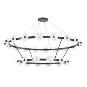 Austen 30-Light Chandelier in Aged Old Bronze