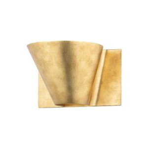 Reeve 1-Light Wall Sconce in Vintage Gold Leaf