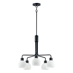 Coraline 5-Light Chandelier in Black