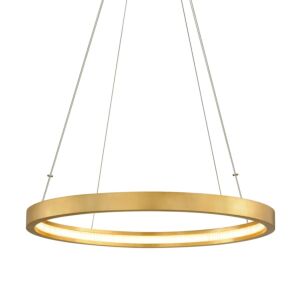 Jasmine LED Chandelier in Gold Leaf by Corbett Lighting