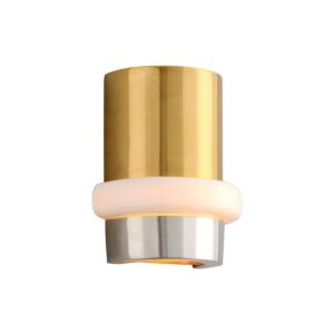 Beckenham  Wall Sconce in Vintage Polished Brass And Nickel by Corbett Lighting