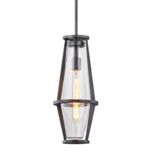 Prospect One Light Pendant in Graphite by Troy Lighting