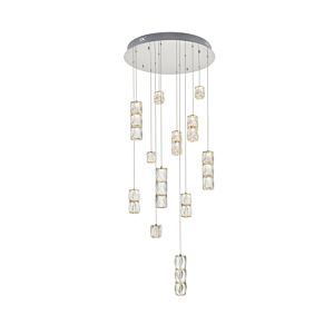 Polaris 12-Light LED Pendant in Chrome