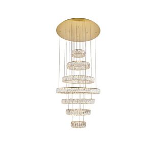 Monroe LED Chandelier in Gold