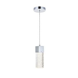 Novastella 1-Light LED Pendant in Chrome